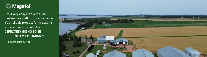 PEI potato grower Shawn Birch on using Megafol for crop stress