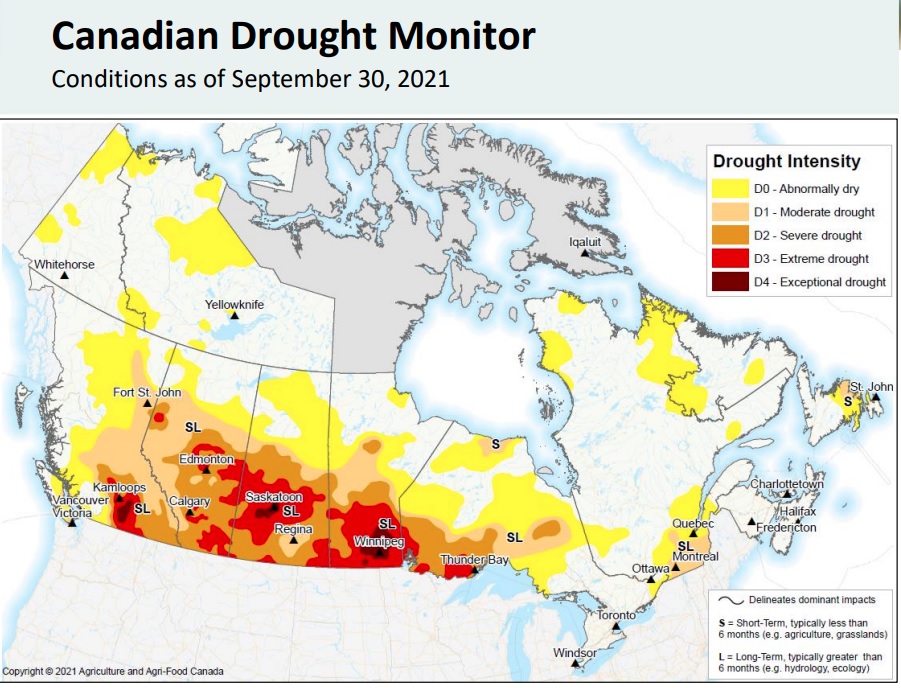 September drought monitor