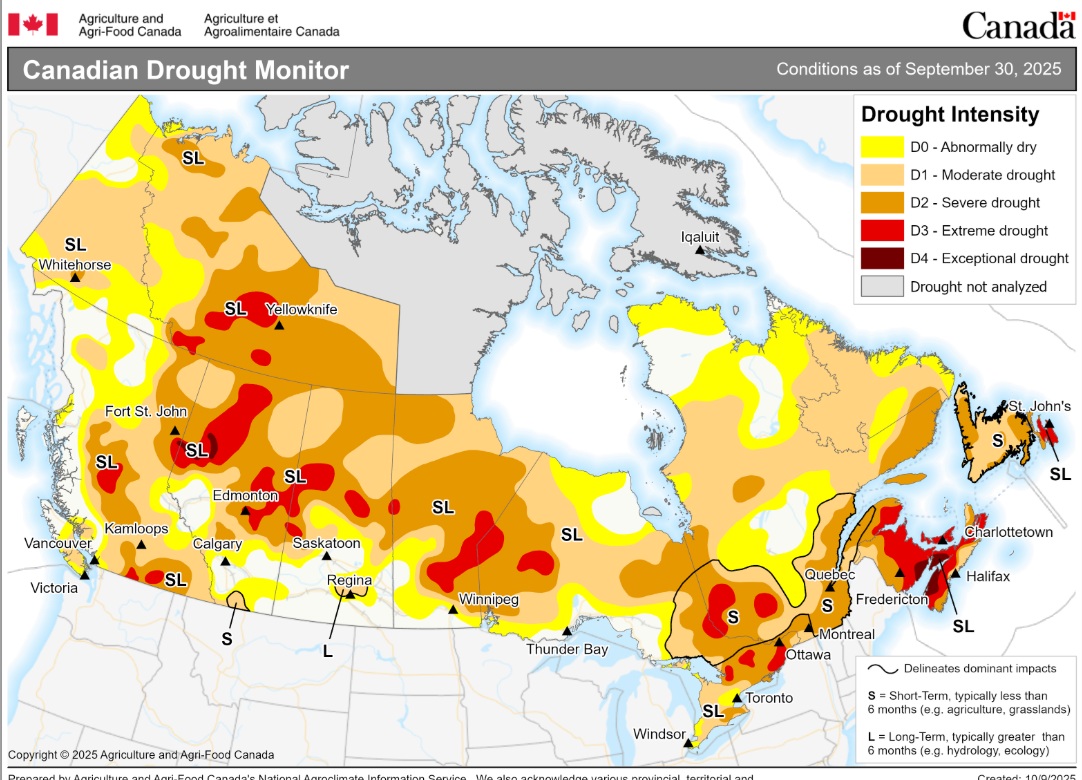 September drought monitor