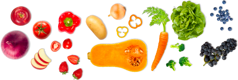 fruits and vegetables background