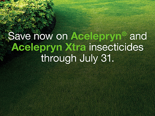 Save now on Acelepryn® and Acelepryn Xtra insecticides through July 31.