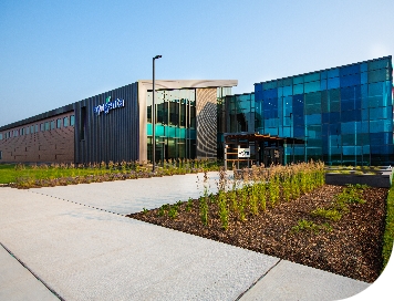 outside of Malta, Illinois Innovation and Customer Experience Center