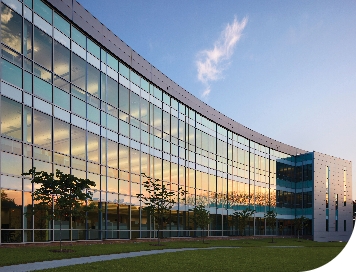 Outside of R&D Innovation Center in Research Triangle Park, North Carolina