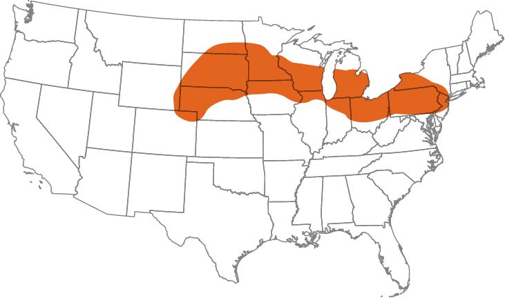 map of the united states showing proven areas of the grizzly hybrid