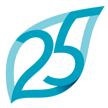 Syngenta 25th anniversary logo leaf