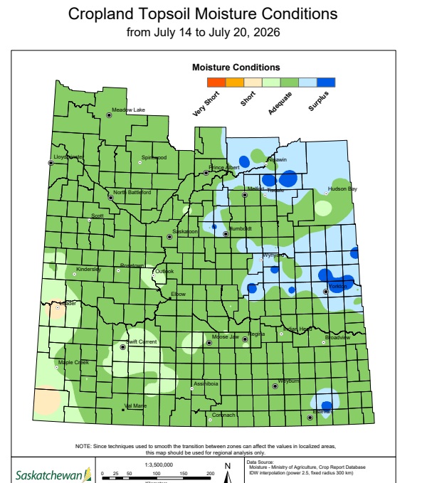 SK cropland soil moisture