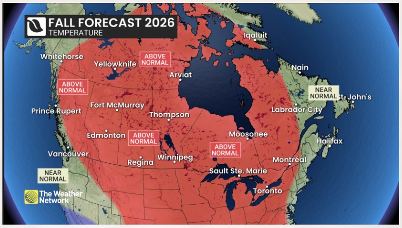 Fall temp forecast